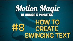 How to Create Swinging Text in Motion 5, Ripple Training: Video editing tutorials for the best editing software for PC and Mac.