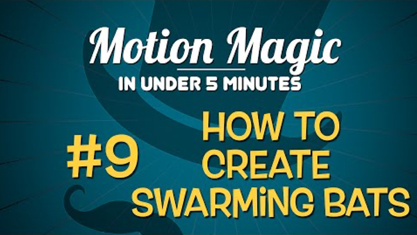 How to Create a Swarm of Bats Using Replicators in Motion 5, Ripple Training: Video editing tutorials for the best editing software for PC and Mac.