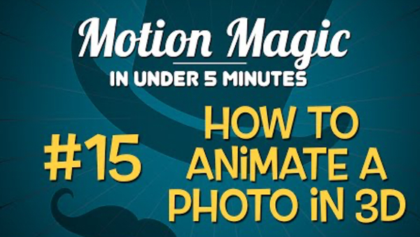 How to Animate a Photo in 3D, Ripple Training: Video editing tutorials for the best editing software for PC and Mac.
