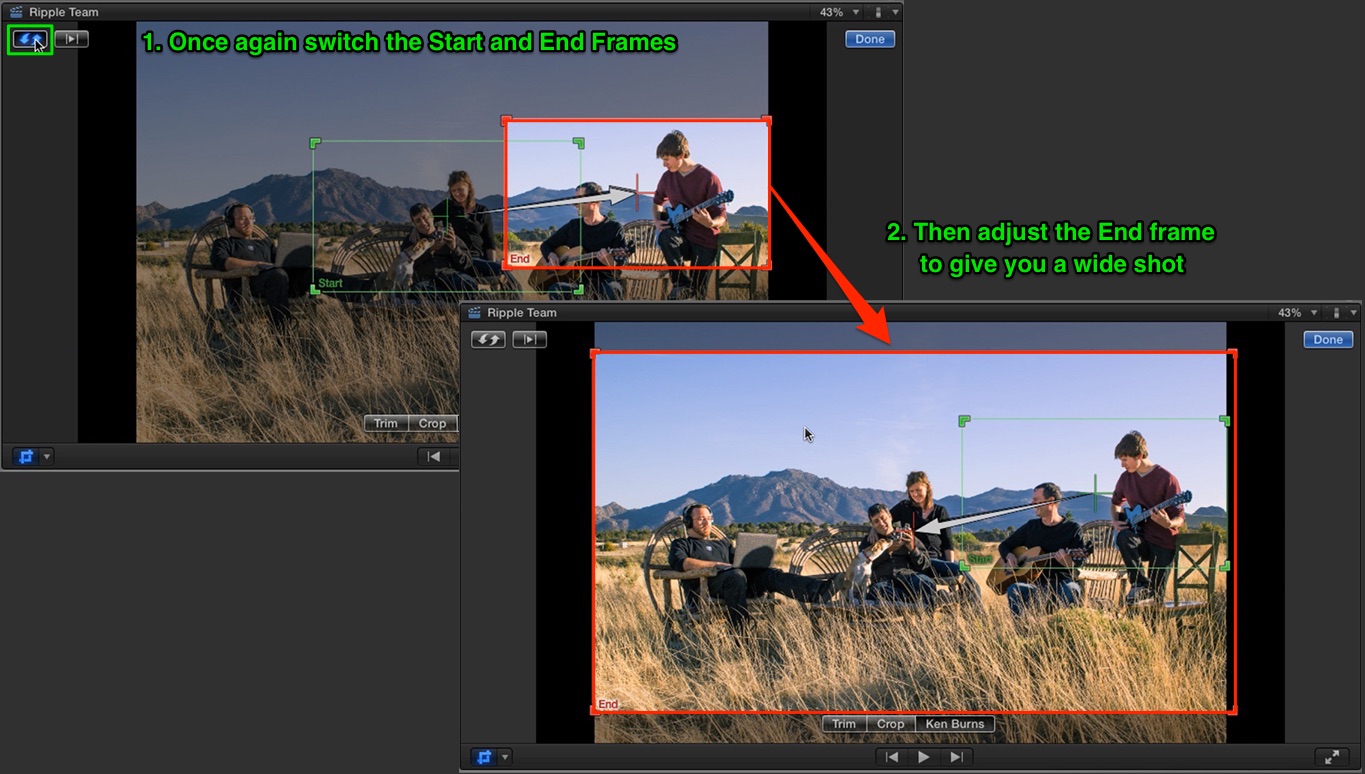 Using the Ken Burns Effect in Final Cut Pro X, Ripple Training: Video editing tutorials for the best editing software for PC and Mac.