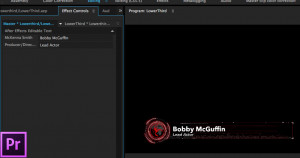 Live Text Templates in After Effects, Ripple Training: Video editing tutorials for the best editing software for PC and Mac.