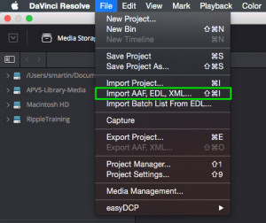 Final Cut Pro X to DaVinci Resolve 12 and Back, Ripple Training: Video editing tutorials for the best editing software for PC and Mac.