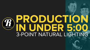 3 Point Lighting using Natural Light, Ripple Training: Video editing tutorials for the best editing software for PC and Mac.