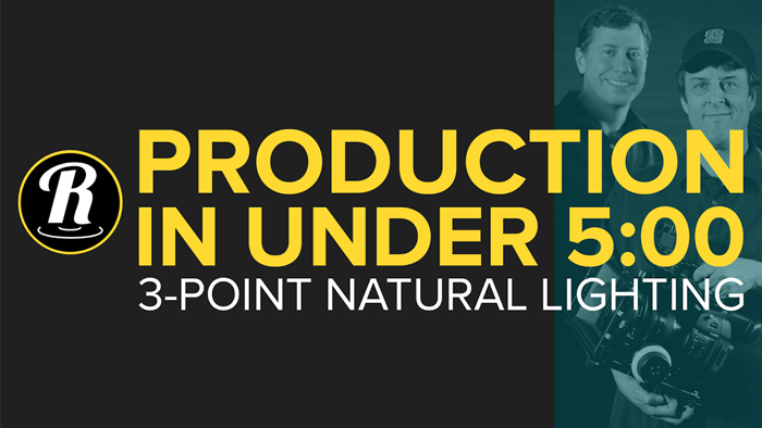 3 Point Lighting using Natural Light, Ripple Training: Video editing tutorials for the best editing software for PC and Mac.