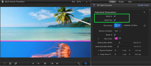 Split Screen Title Effect Help Doc, Ripple Training: Video editing tutorials for the best editing software for PC and Mac.