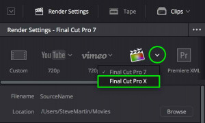 Final Cut Pro X to DaVinci Resolve 12.5 and Back, Ripple Training: Video editing tutorials for the best editing software for PC and Mac.