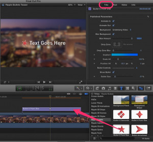 Bullets Help Docs, Ripple Training: Video editing tutorials for the best editing software for PC and Mac.