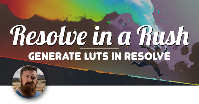 How to Generate LUTs in Resolve 14, Ripple Training: Video editing tutorials for the best editing software for PC and Mac.