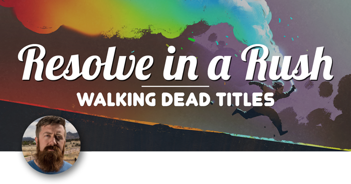 Walking Dead Titles in Resolve, Ripple Training: Video editing tutorials for the best editing software for PC and Mac.