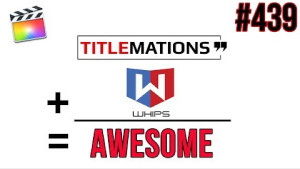 Using Titlemations with Whip Transitions, Ripple Training: Video editing tutorials for the best editing software for PC and Mac.