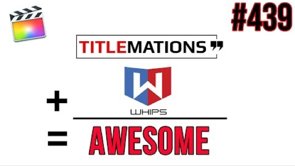 Using Titlemations with Whip Transitions, Ripple Training: Video editing tutorials for the best editing software for PC and Mac.