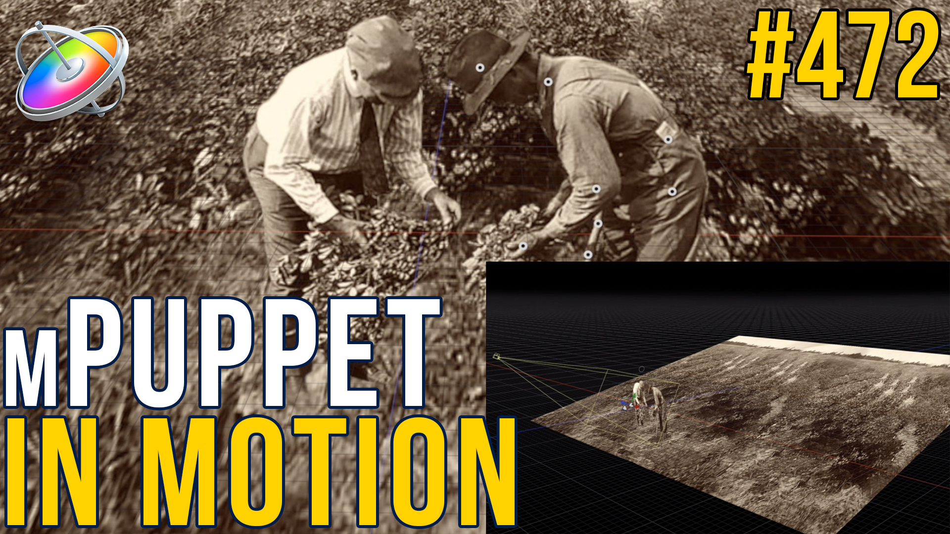 mPuppet in Motion, Ripple Training: Video editing tutorials for the best editing software for PC and Mac.