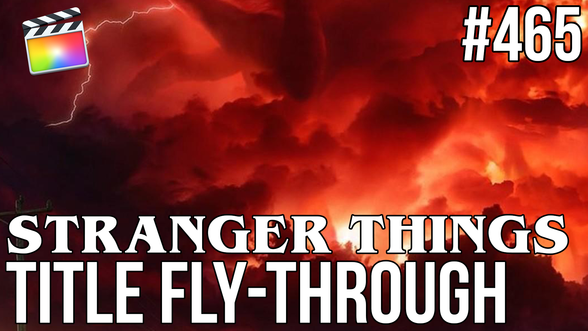 Stranger Things Text Fly Through, Ripple Training: Video editing tutorials for the best editing software for PC and Mac.