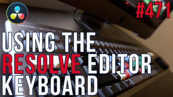 DaVinci Resolve Editor Keyboard, Ripple Training: Video editing tutorials for the best editing software for PC and Mac.