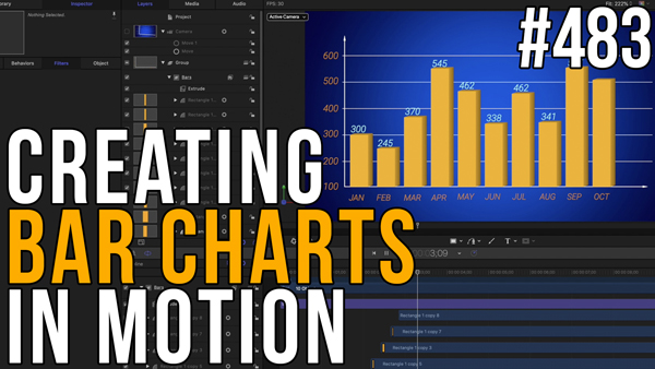 Creating Bar Charts in Motion, Ripple Training: Video editing tutorials for the best editing software for PC and Mac.