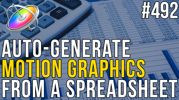 Auto Generate Motion Graphics from a Spreadsheet, Ripple Training: Video editing tutorials for the best editing software for PC and Mac.