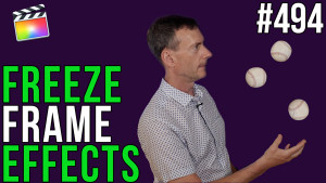 Creating Freeze Frame Effects in FCPX, Ripple Training: Video editing tutorials for the best editing software for PC and Mac.