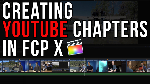 Creating YouTube Chapter Markers in FCP X, Ripple Training: Video editing tutorials for the best editing software for PC and Mac.