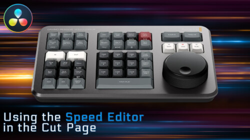 Using the Speed Editor in the Cut Page, Ripple Training: Video editing tutorials for the best editing software for PC and Mac.