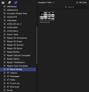 RT Blend Modes, Ripple Training: Video editing tutorials for the best editing software for PC and Mac.