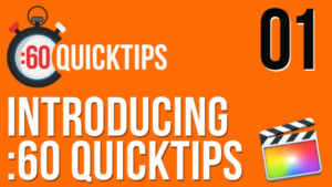 FCP Quicktips Editing 1, Ripple Training: Video editing tutorials for the best editing software for PC and Mac.