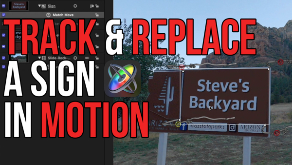 Track and Replace a Sign in Motion, Ripple Training: Video editing tutorials for the best editing software for PC and Mac.