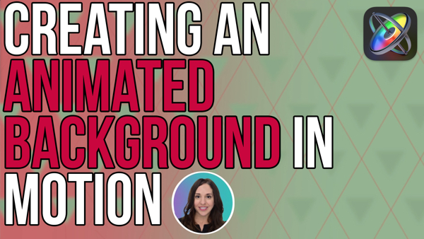 Creating an Animated Background in Motion, Ripple Training: Video editing tutorials for the best editing software for PC and Mac.