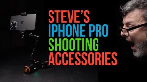 Steve's iPhone Pro Shooting Accessories, Ripple Training: Video editing tutorials for the best editing software for PC and Mac.