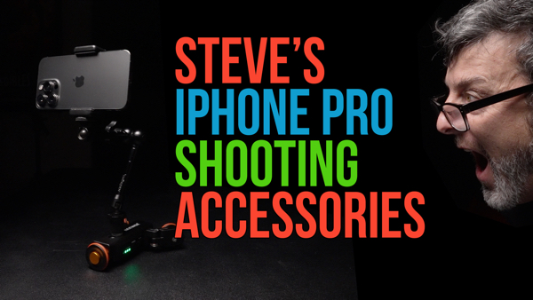 Steve's iPhone Pro Shooting Accessories, Ripple Training: Video editing tutorials for the best editing software for PC and Mac.