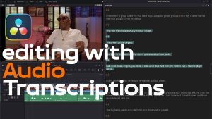 Editing with Audio Transcriptions in DaVinci Resolve, Ripple Training: Video editing tutorials for the best editing software for PC and Mac.